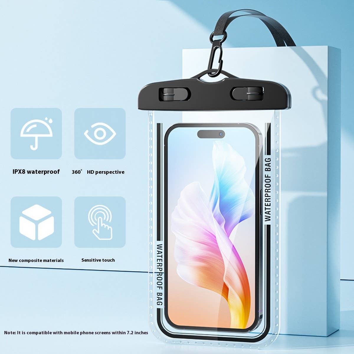 Waterproof Phone Case For Swimming -Touchscreen_Cwmm6775