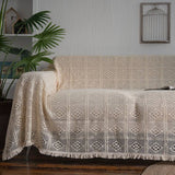 RETRO COUNTRY STYLE HOLLOW SOFA THROW_CWMM1650