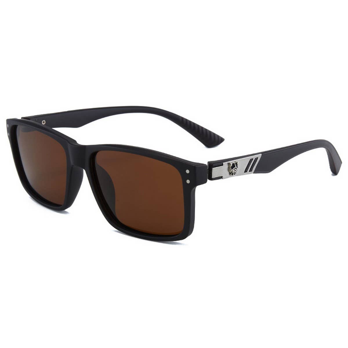 Trendy Hd Polarized Rivet Square Sunglasses_Cwasg1192