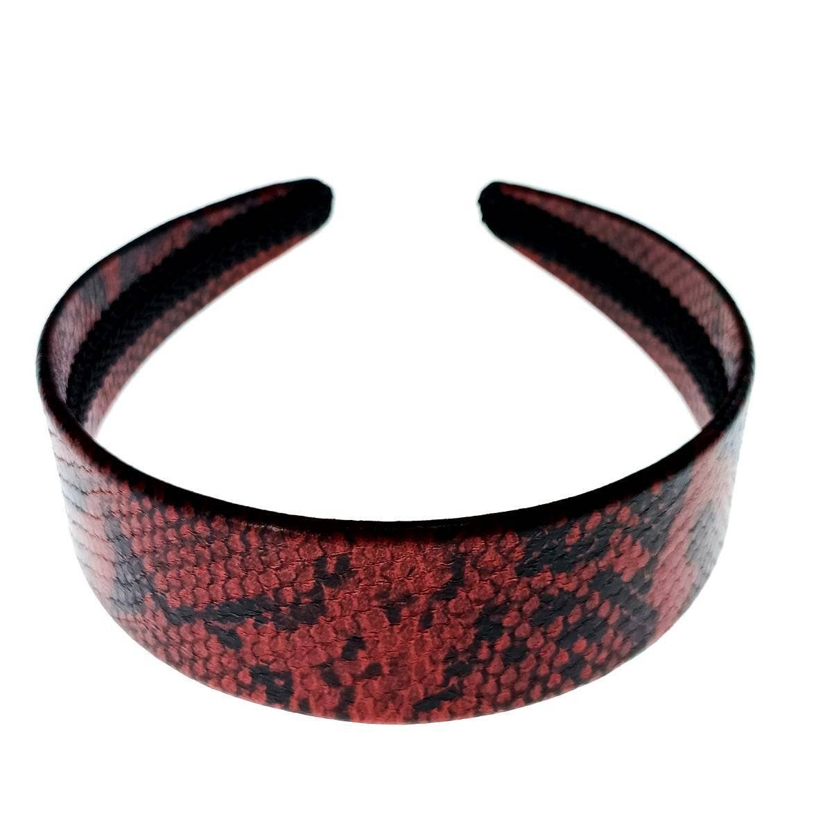 NEW ELEGANT SEXY LEOPARD SNAKE PU HEADBAND_CWAHA6326