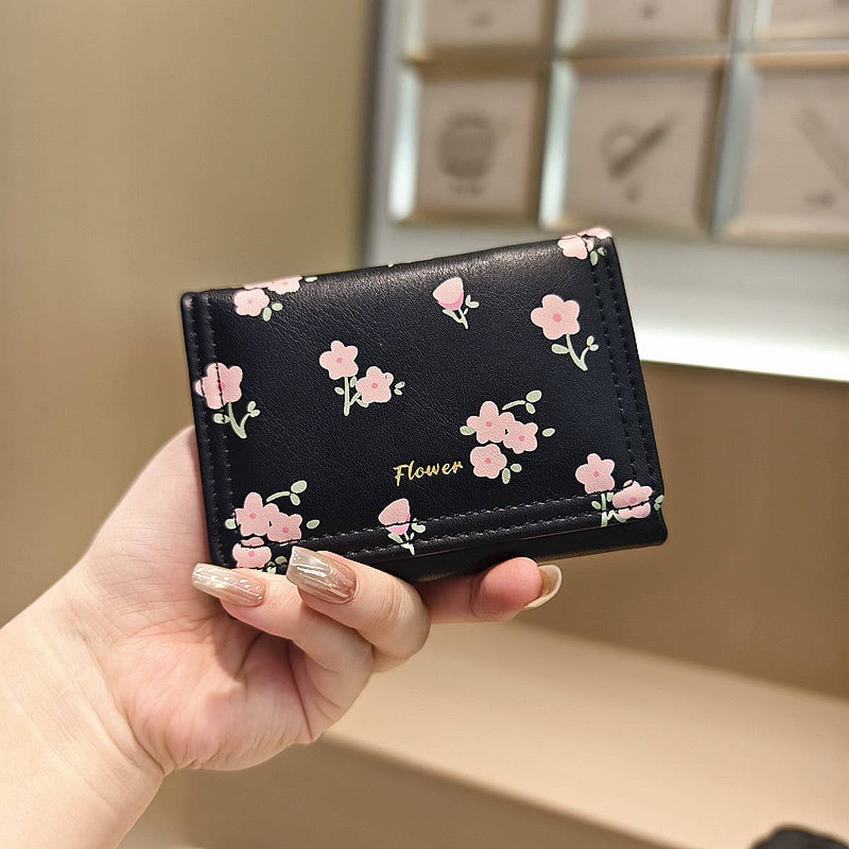 New Fresh Floral Mini 3-Fold Wallet_Cwab06260