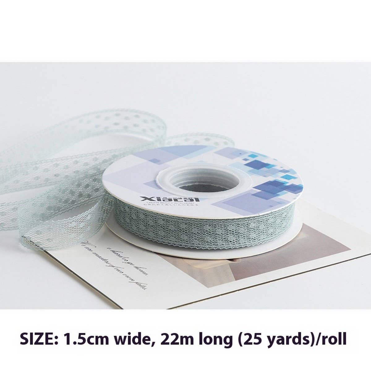 COLORFUL POLKA DOT LACE RIBBON DIY ACCESSORIES_CWMM5747