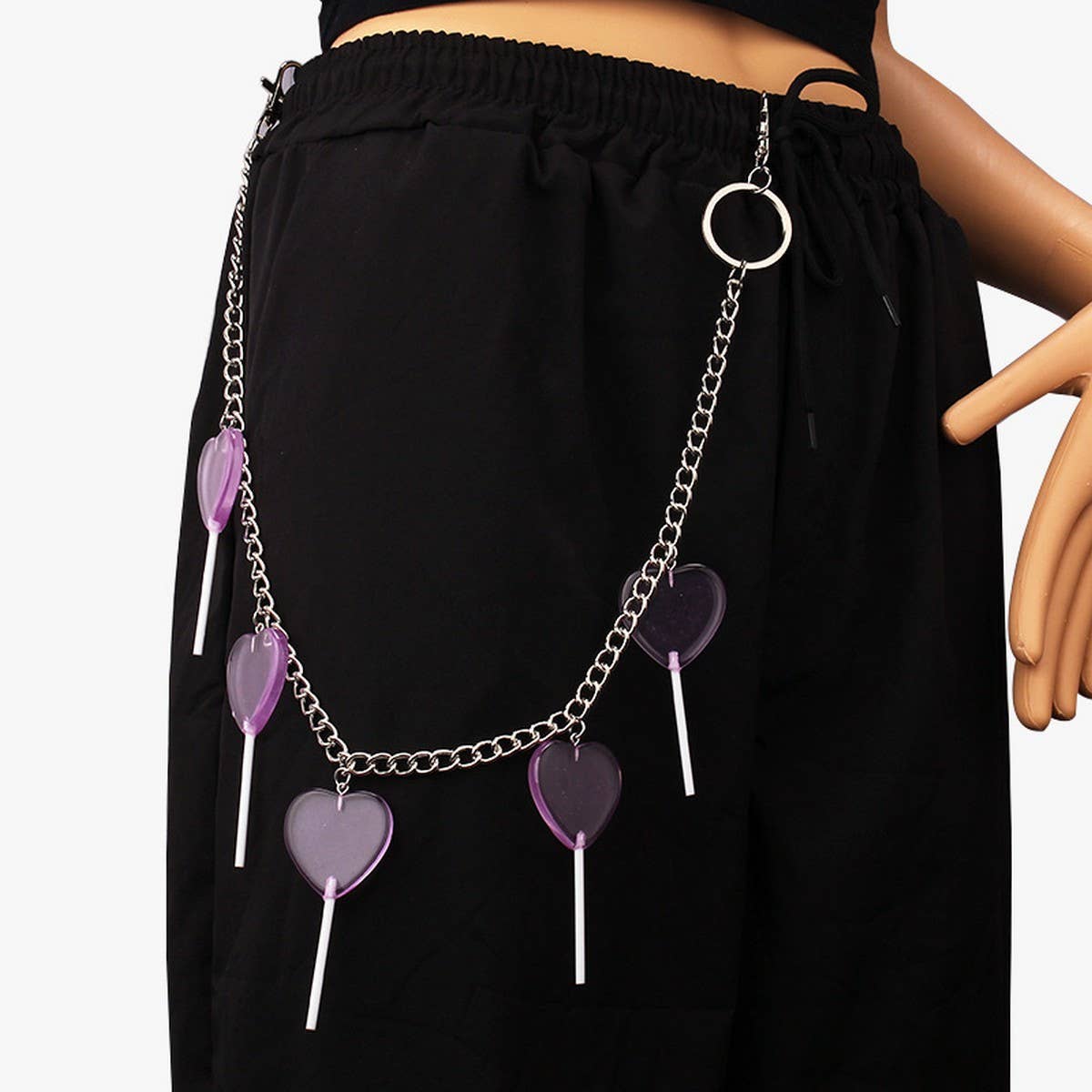 COLORED LOLLIPOP PENDANT PANTS CHAIN_CWMM0683