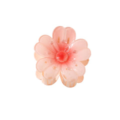 SWEET FLOWER UPDO HEART PETAL HAIR CLAW CLIP_CWMM4987