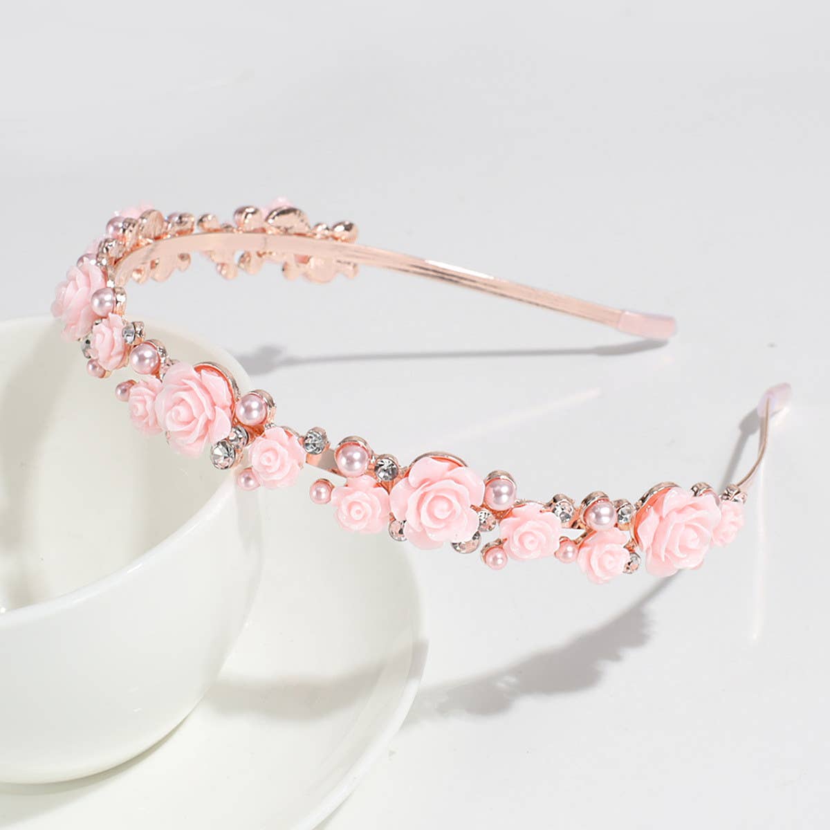 IMITATION PEARL RHINESTONE ROSE HEADBAND_CWAHA2196