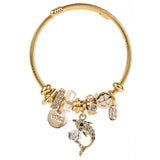 LUXURY BEADED BRACELET WITH DOLPHIN CHARM_CWMM8615