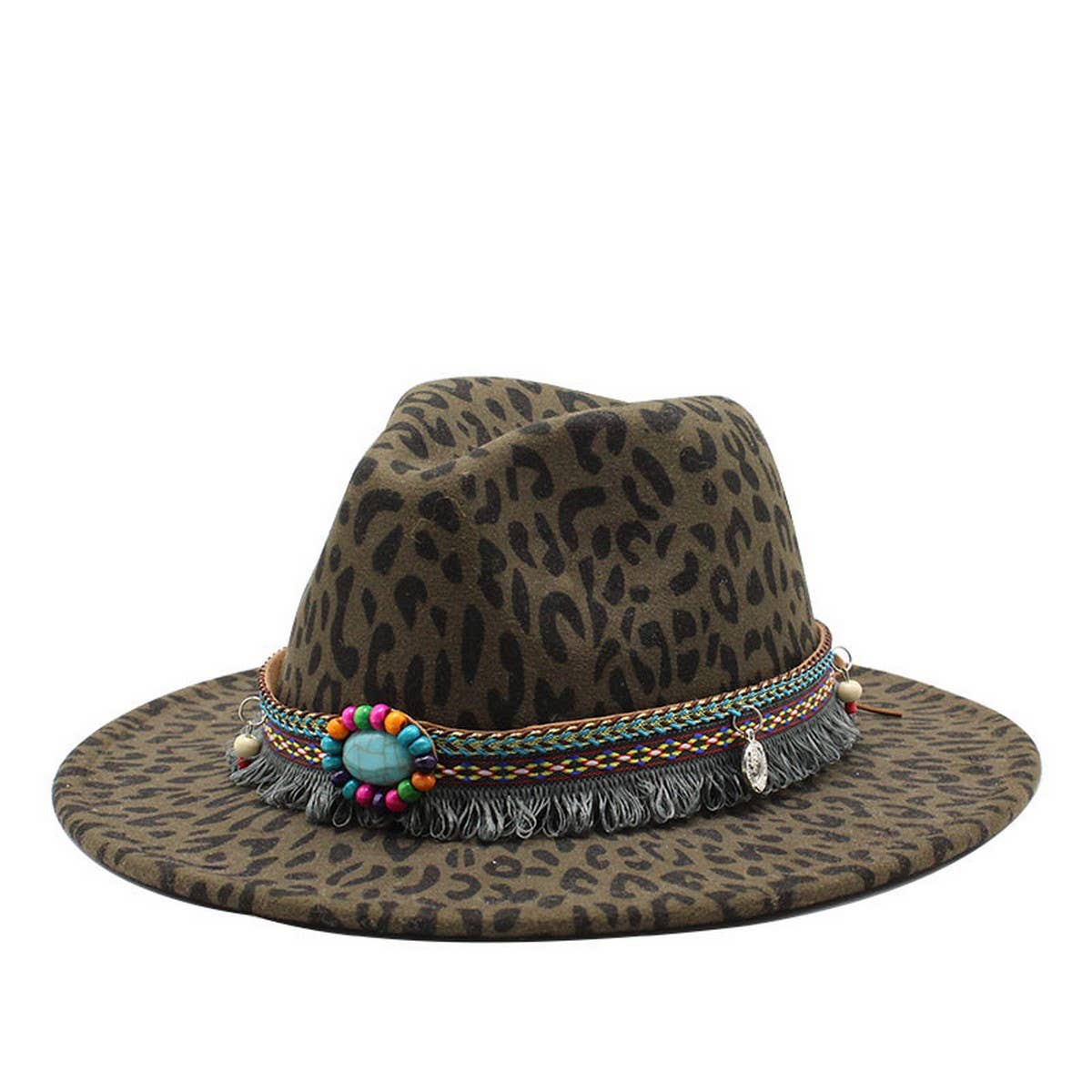 ETHNIC STYLE WOOLEN WESTERN COWBOY HAT COUPLE HAT_CWAH2609
