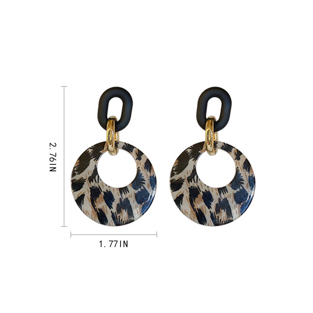 GEOMETRIC CIRCLE RETRO VERSATILE EARRINGS_CWAJE2169