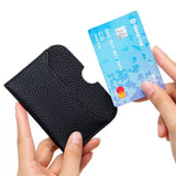 SMALL GENUINE LEATHER ULTRA THIN MULTI CARD HOLDER_CWAB3885