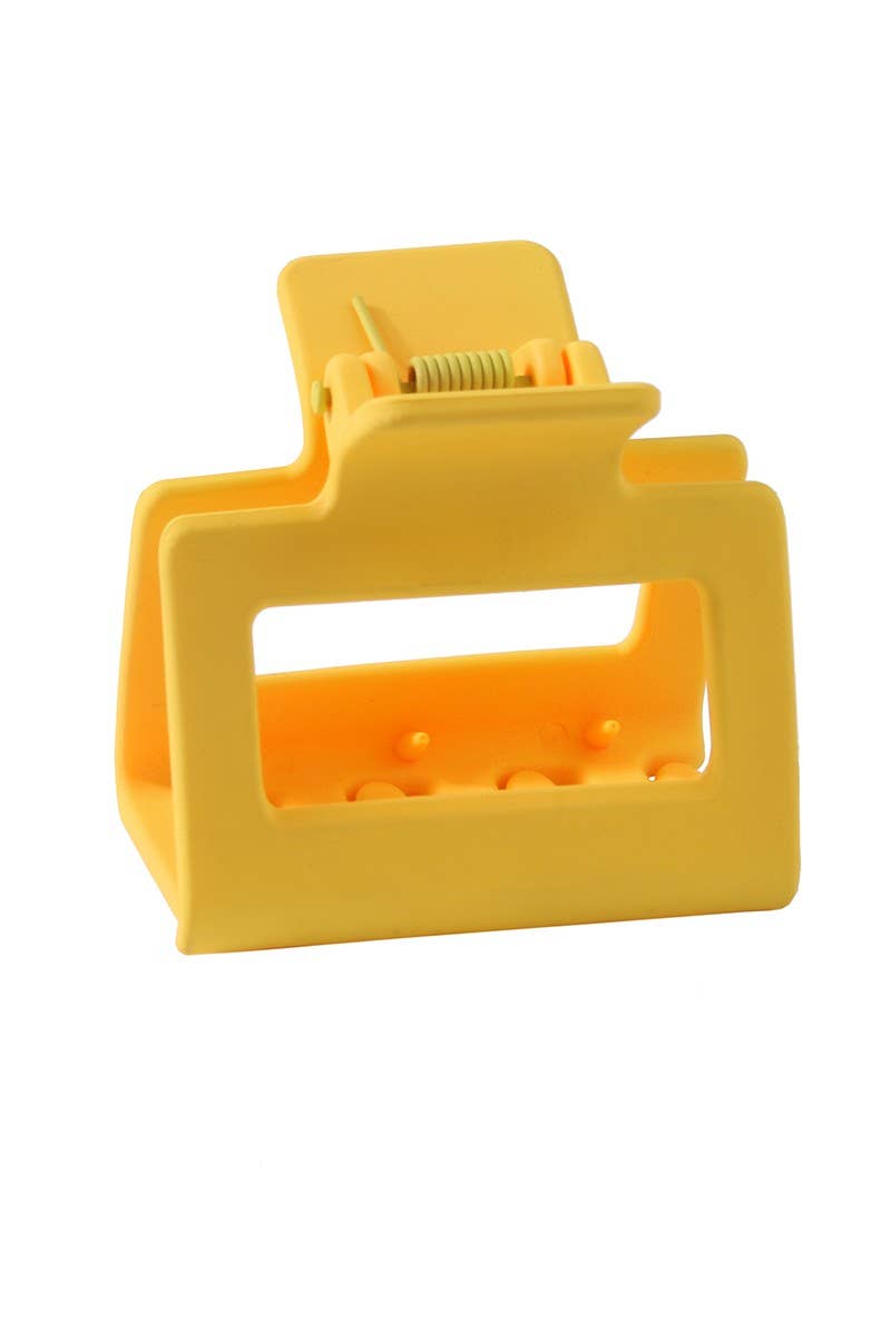 Cwaha0576_5Cm Square Macaron Shark Clip Small Hair Clip