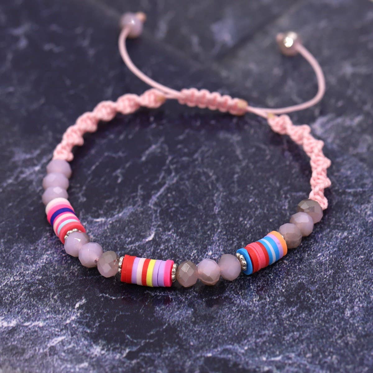 NEW COLORFUL HAND WOVEN ADJUSTABLE BRACELET_CWMM3563