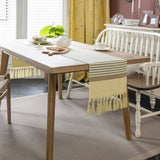 HOUNDSTOOTH TASSEL STYLISH TABLE RUNNER_CWMM1007