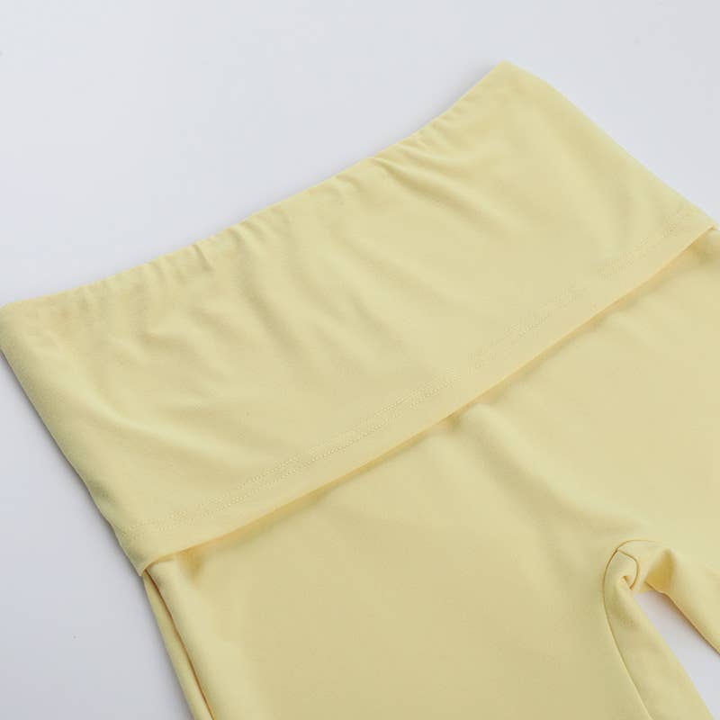 Square Neck Pleated Trendy  Crop Top Set