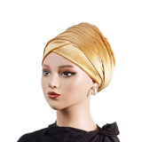 Womens Solid Velvet Ethnic Headscarf_Cwasc2440