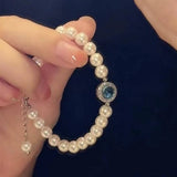 RETRO LIGHT LUXURY PEARL NECKLACE BRACELET SET_CWAJE1684