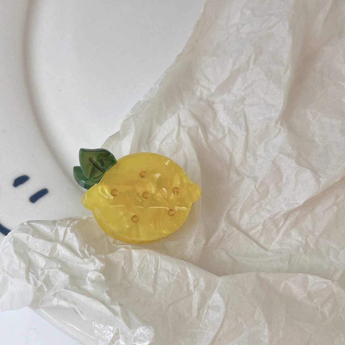 MINI FRUIT HAIR CLAWS STRAWBERRY LEMON CLIPS_CWAHA1331