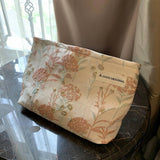 Niche Embossed Cosmetic Bag Large Travel Pouch_Cuab00644