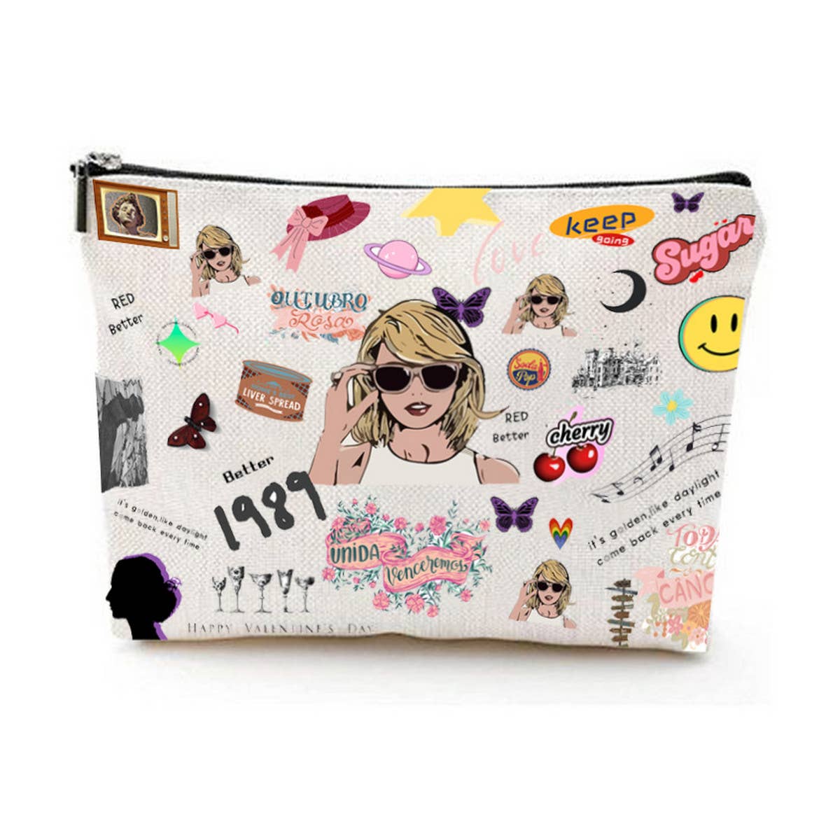 MULTIFUNCTIONAL DOUBLE SIDED PRINTED COSMETIC BAG_CWAB2250
