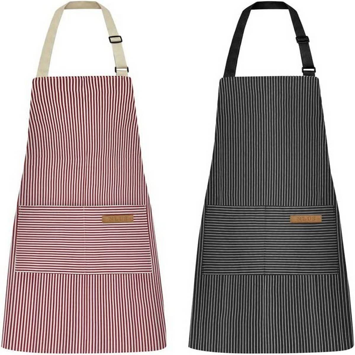 Cwmm1812_Striped Pocket Apron For The Working Household