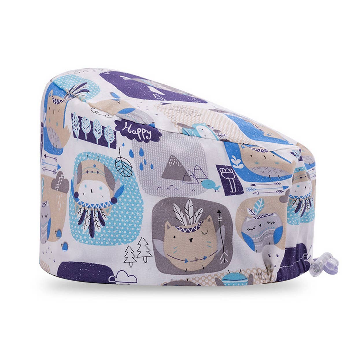 OPERATING ROOM ROUND HAT CARTOON THIN COTTON HAT_CWAH3384