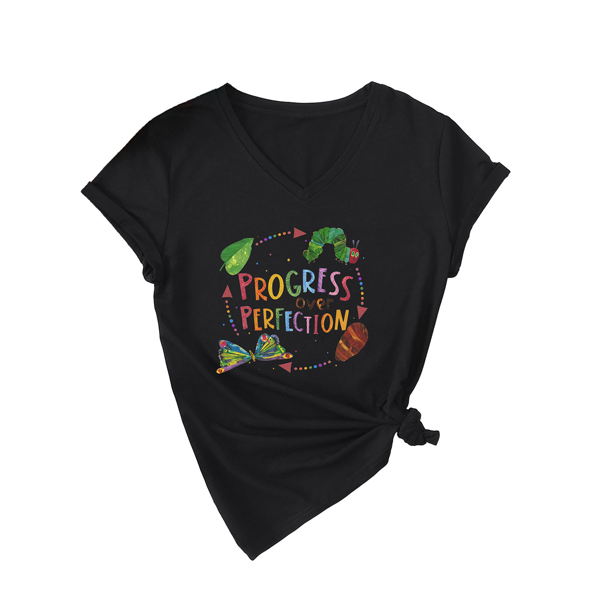 SLIM FIT WOMEN S TEE PROGRESS OVER PERFECTION _CWTTSL0501