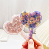 RETRO ACETATE COMPACT MIRROR GEOMETRIC HEART_CWMM6373