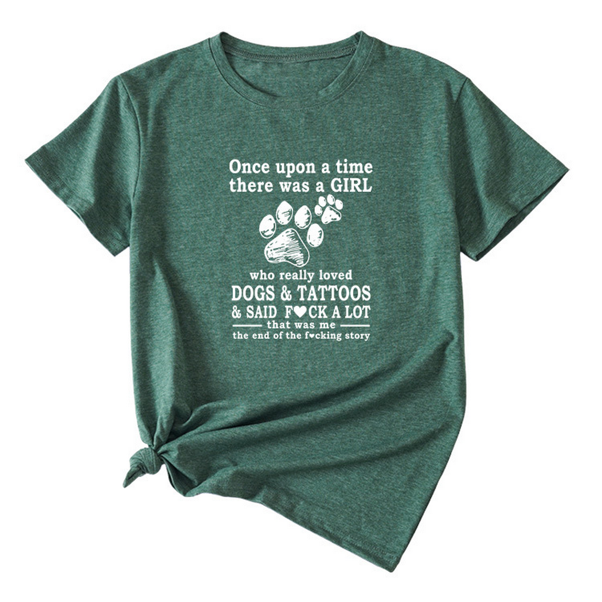 Womens Casual Tee Letter Graphic Print