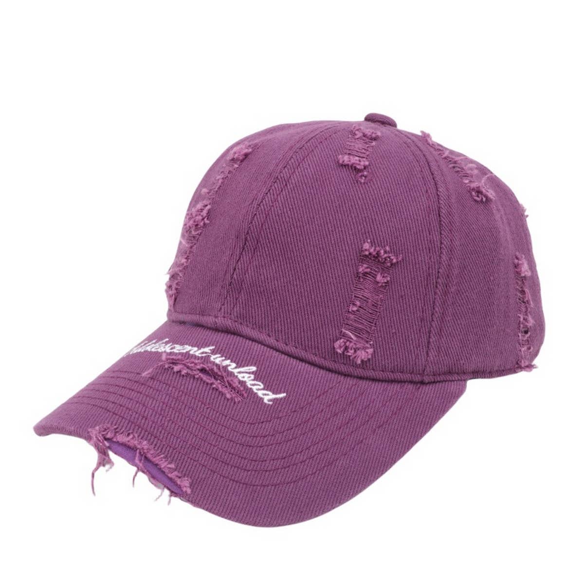 SPRING SUMMER EMBROIDERED BASEBALL CAP SUN HAT CWAH1137