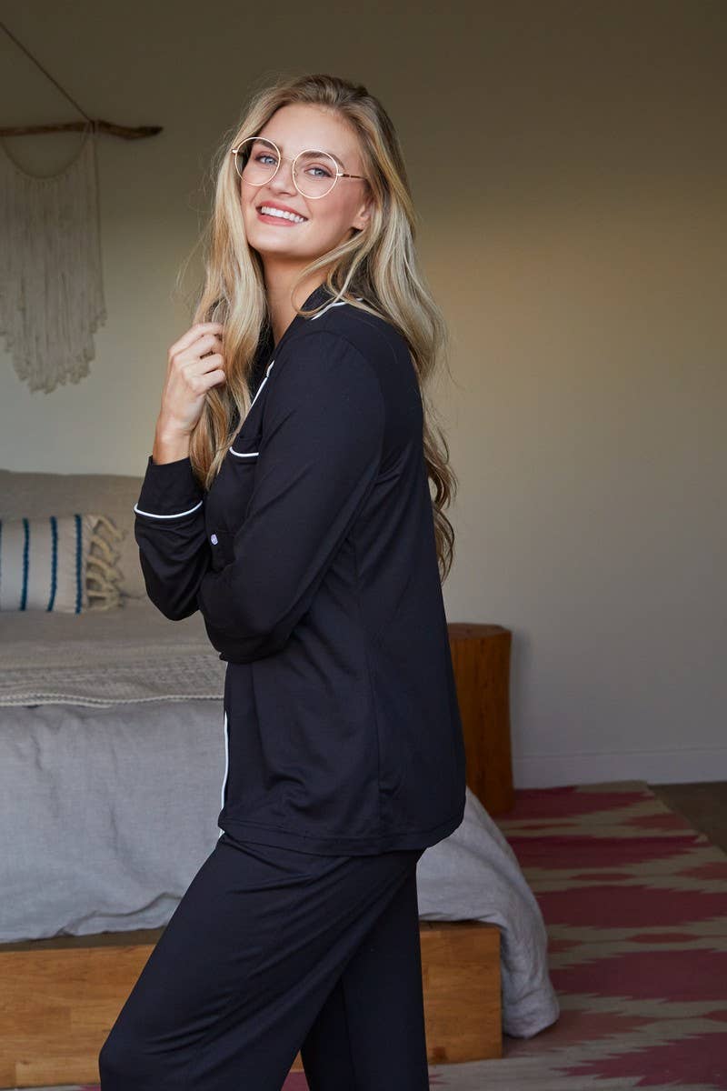 Women Comfortable Loose Pajamas_Cwspj036