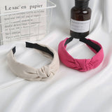 SIMPLE SOLID COLOR WIDE BRIM HEADBAND_CWAHA1675