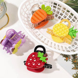 FRESH FRUIT SHARK HAIR CLAW FOR BUN CUTE HAIR CLIP_CWAHA1638
