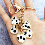 NEW LEOPARD HEART PENDANT KEYCHAIN_CWMM1320