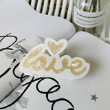 Cute Letter Love High-End Hairpin