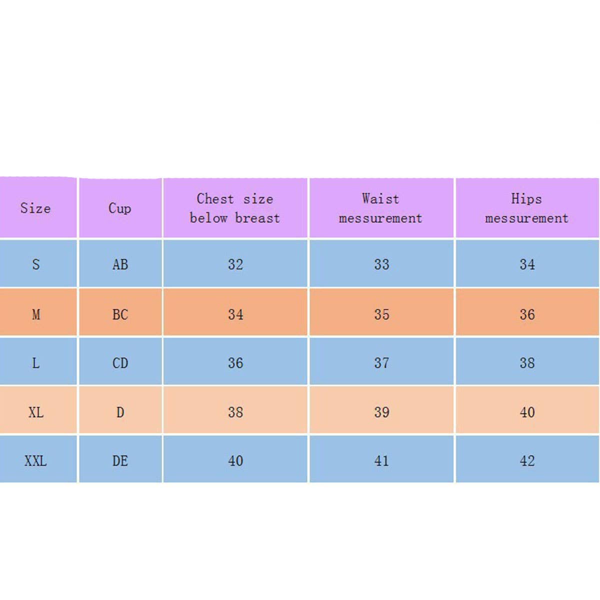 PRINTED PUSH UP SEXY BIKINI THREE PIECE SWIMSUIT_CWMW0727