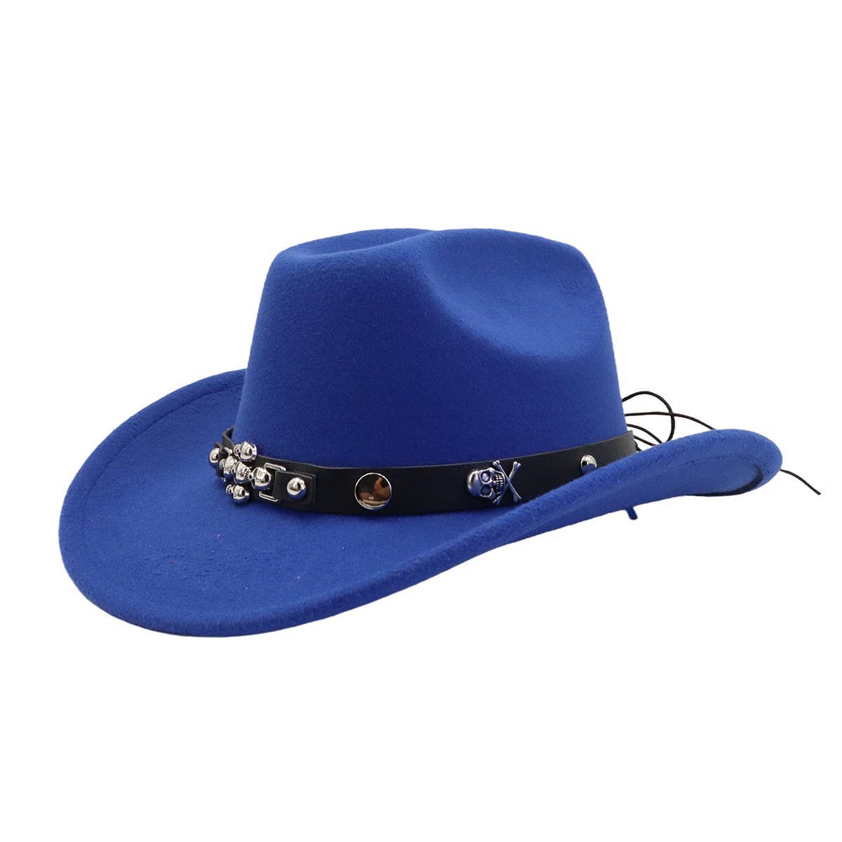 Western Ethnic Wool Cowboy Fedora Hat For Couples_Cwah04385