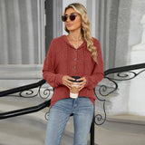 Solid-Color Hooded Loose Long-Sleeved Sweatshirt_Cwtbll4086