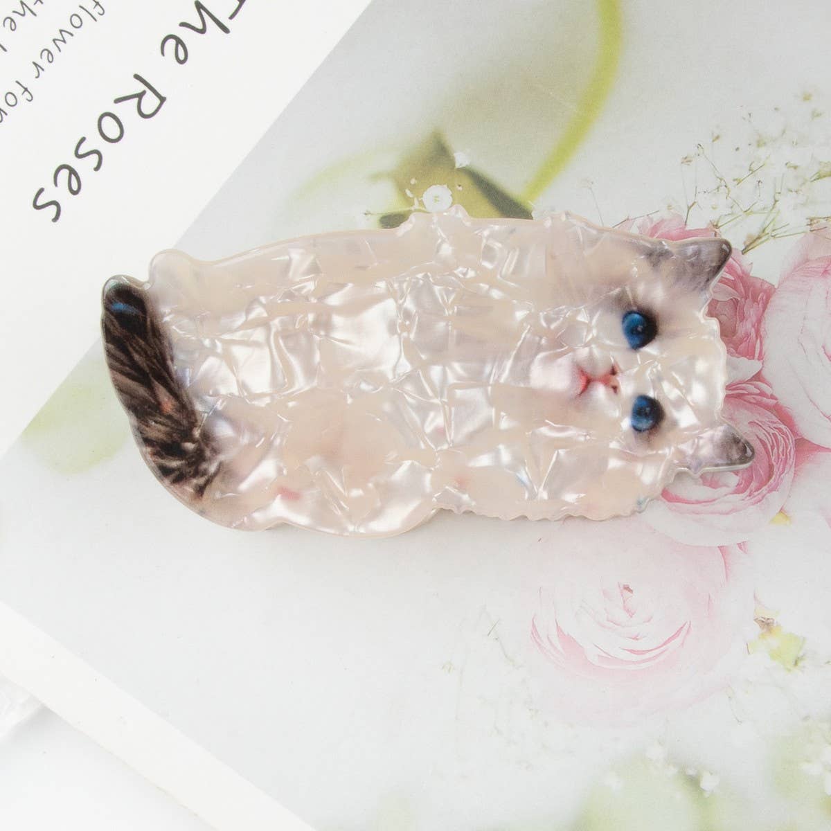 CUTE CAT HAIR CLAW CLIP FOR WOMEN CARTOON STYLE_CWAHA0689