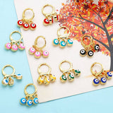 RETRO COLORFUL OIL DROP DEVILS EYE EARRINGS_CWAJE1021