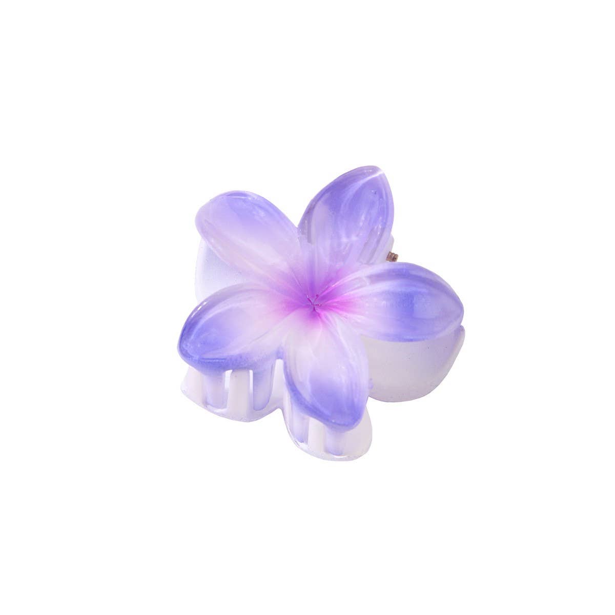 CANDY COLOR PLUMERIA HAIR CLAW SWEET FLORAL CLIP_CWMM4985