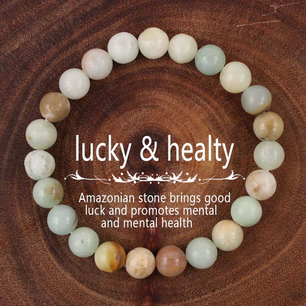 Crystal Natural Stone Beaded Bracelet Unisex_Cwmm11267