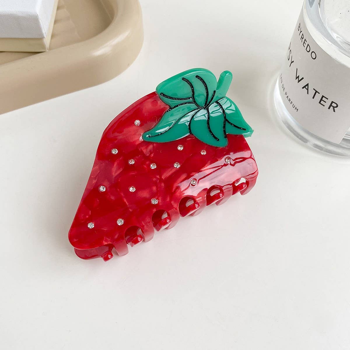 Peach & Apple Hair Claw Cute Summer Accessory_Cwaha5889