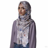 BREATHABLE THIN PEARL CHIFFON PRINTED HEADSCARF_CWASC2445