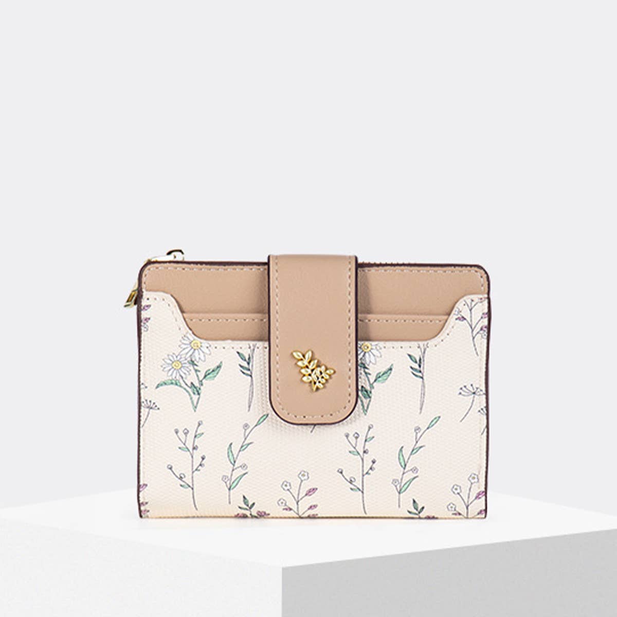 CONTRAST COLOR EXQUISITE SHORT WALLET_CWAB2558