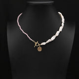 NICHE ALL MATCH NATURAL FRESHWATER PEARL NECKLACE_CWAJE3847