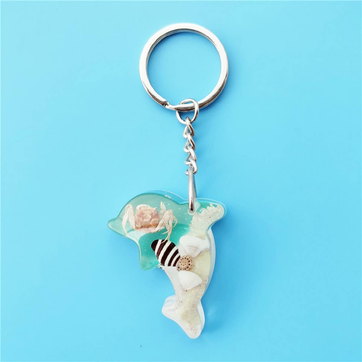 NEW DOLPHIN SHAPE KEYCHAIN SOUVENIR PENDANT_CWMM3697