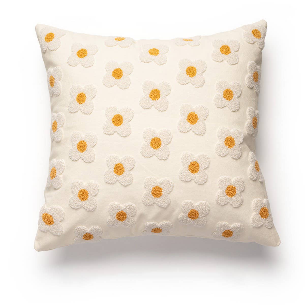 Tulip Embroidered Cute Pillow Cover For Bed Sofa_Cwmm7704