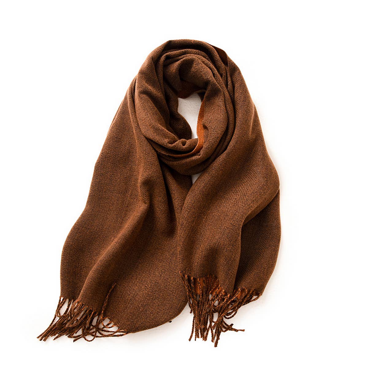 FASHION SCARF SOFT FAUX CASHMERE WITH TASSELS_CWASC0174