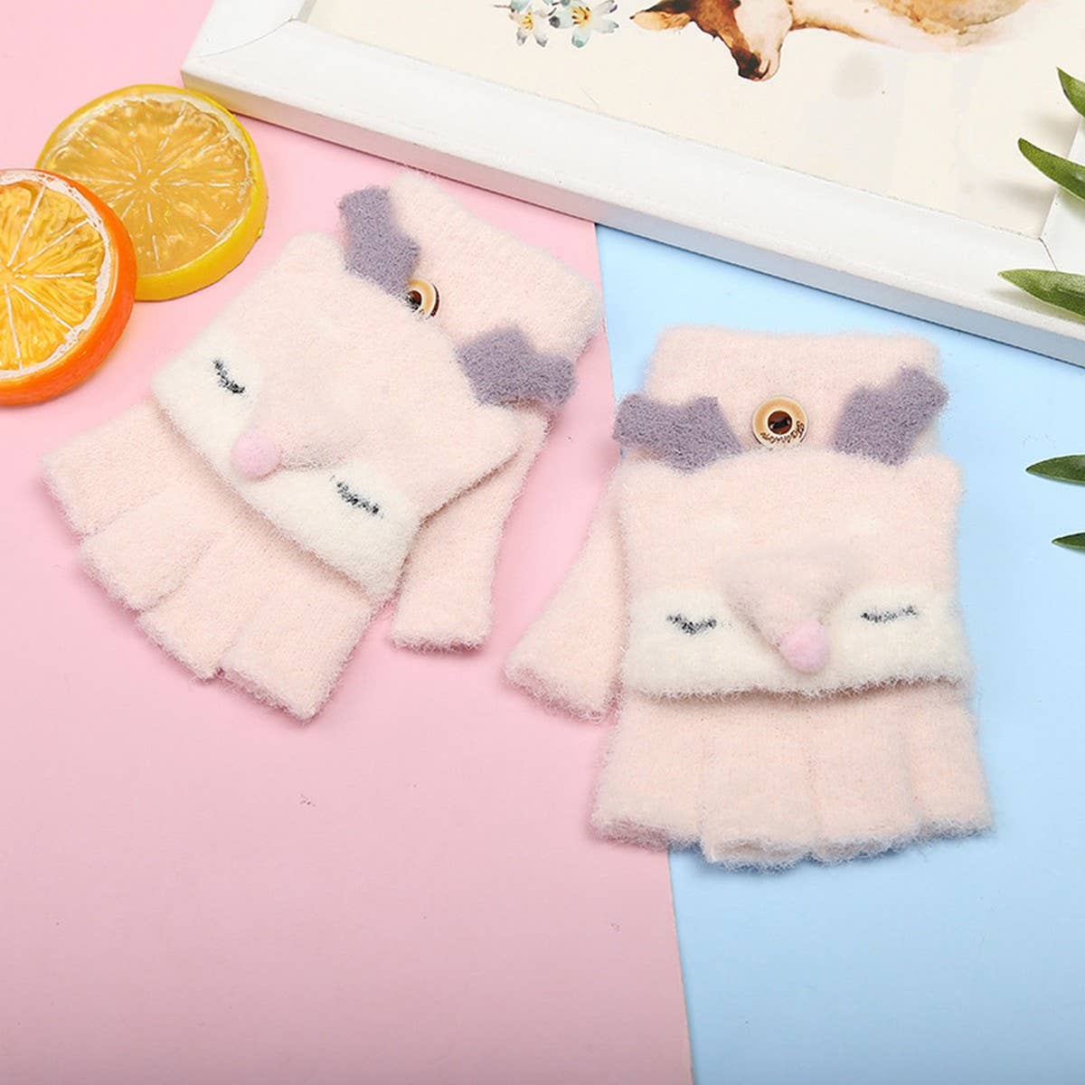 CHILDRENS HALF FINGER FLIP COVER WARM TOWER SKIN_CWAG0162