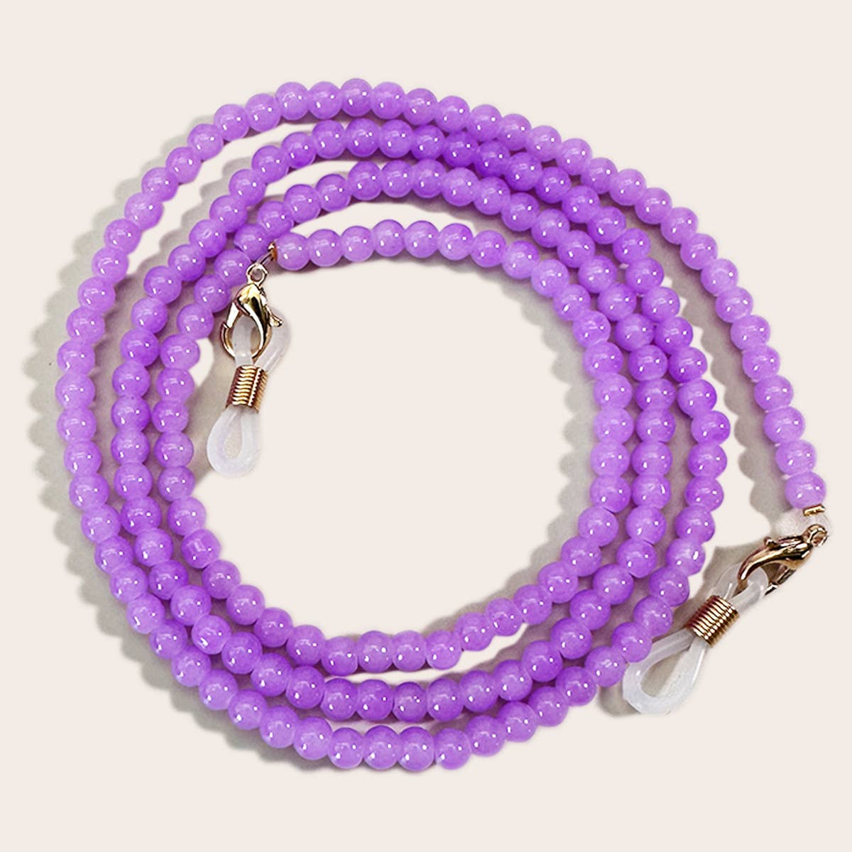 STYLISH HANDMADE BEADED GLASS GLASSES LANYARD_CWMM1152