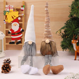 CHRISTMAS DECORATIONS FACELESS DOLL FIGURINE_CWMM2843
